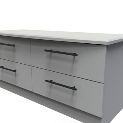 Howard 4 Drawer Bed Box in Dusk Grey (Ready Assembled)