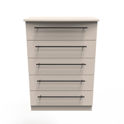 Howard 5 Drawer Chest in Kashmir Matt (Ready Assembled)