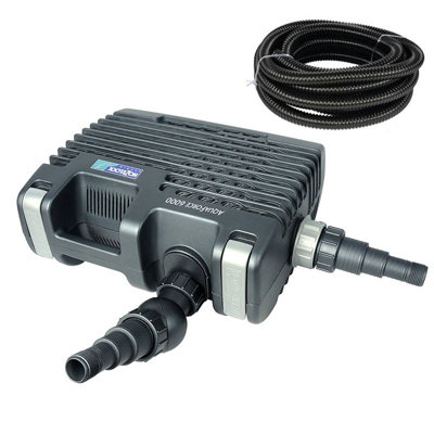 Hozelock 1583 Aquaforce 6000 Garden Pond Pump and Filter & 5m Hozelock