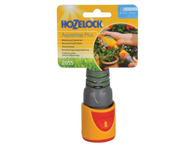 Hozelock 2055 2075 Soft Touch Aqua Stop Plus Waterstop Hose Pipe Connector 1/2in