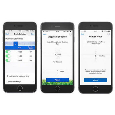 Hozelock 2216 Cloud Controller Plus Water Timer Electronic & 7023 Easy Drip Kit