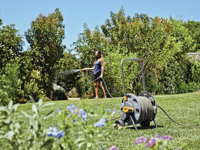 Hozelock - 2398 60m Freestanding Hose Reel ONLY