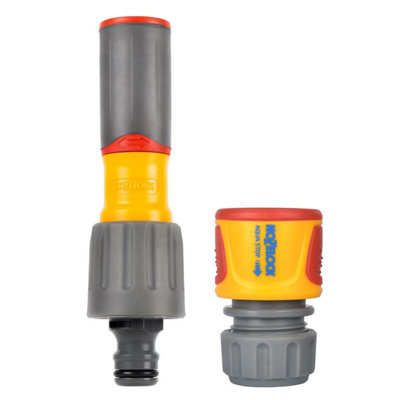 Hozelock - 3 in 1 Nozzle Plus & Aquastop -