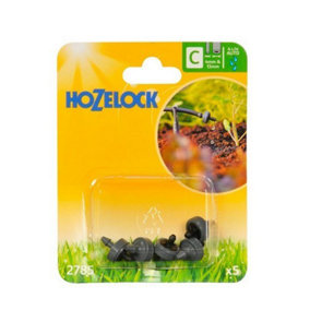 Hozelock 4 Pressure Compensating Dripper (Pack of 5) Grey (One Size)