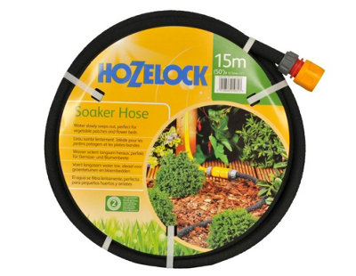 Hozelock 6762P0000 6762 Porous Soaker Hose 15m 12.5mm (1/2in) Diameter HOZ6762