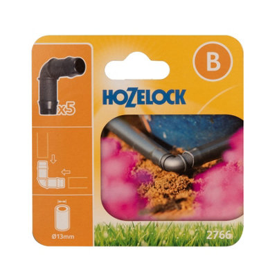 Hozelock 90? 13mm Elbow Connectors (Pack of 5) 2766 main image 1