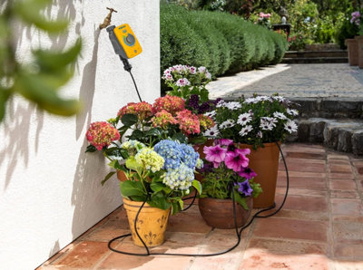 Hozelock Drip Watering Kit 20 Pot Automatic Garden Irrigation System ...