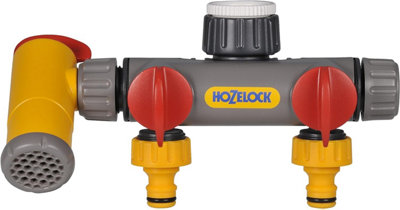 Hozelock Flow Max 3 Way Tap Connector