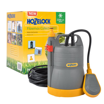 Hozelock Flowmax Collect 2200 7612 Water Butt Pump 300W 240V