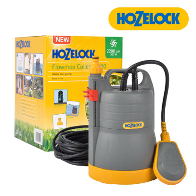 Hozelock Flowmax Collect 2200 7612 Water Butt Pump 300W 240V