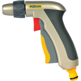 Hozelock Jet Plus Metal Hose Spray Gun Br/Yellow/Grey (One Size)