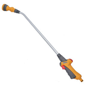 Hozelock Lance Spray Plus Long Reach 90cm Watering Cleaning 5 Function Hose