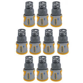 Hozelock Metal Hose Pipe End Connector Quick Release Fitting Pro Water 10PK