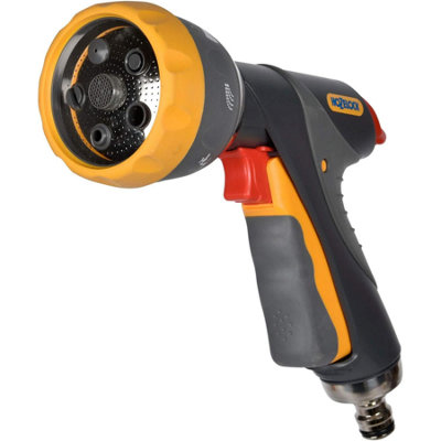 Hozelock Multi Spray Gun Pro 7 Patterns Lockable Trigger Flow Control ...