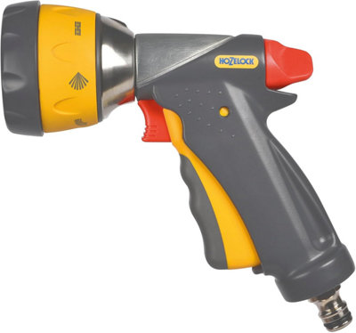 Hozelock Multi Spray Gun Pro 7 Patterns Lockable Trigger Flow Control ...