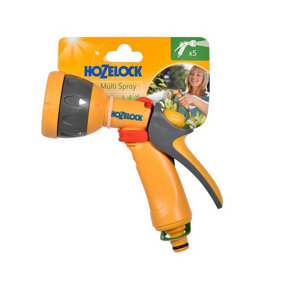 Hozelock Multispray Hose Spray Gun Yellow/Grey (One Size)