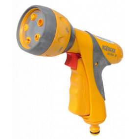 Hozelock Plus Hose Spray Gun Yellow/Grey/Red (One Size)