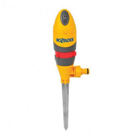 Hozelock Round Sprinkler Plus On Spike - 5 Jets Yellow/Grey/Red (One Size)