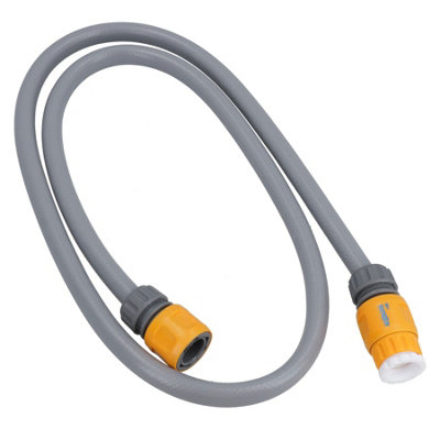 Hozelock Standard Hose Pipe Reel Cart Connector Set 1.5m Garden Yard