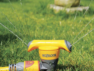 Hozelock Vortex Spike Garden Watering Sprinkler Rotating 2510 Lawn Grass