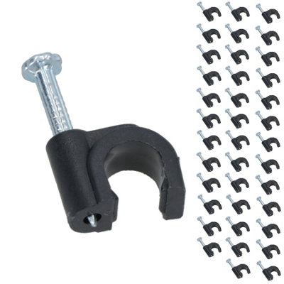 Hozelock Wall Clips Fasteners Support For 4mm Micro Irrigation Pipe 36pc