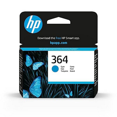 HP 364 inkjet Cartridge Cyan for Photosmart Pro B8550/B8553 Printers ...