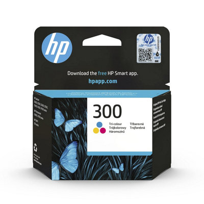 HP CC643EE 300 Original Ink Cartridge, Tri-color, Single Pack
