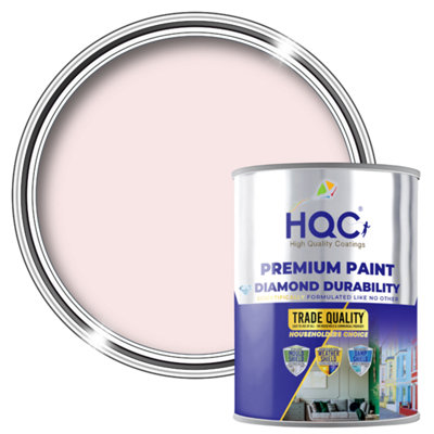 HQC Anti Mould Paint - Prevents Mould on Interior Walls & Ceilings - Baby Pink - 2.5L