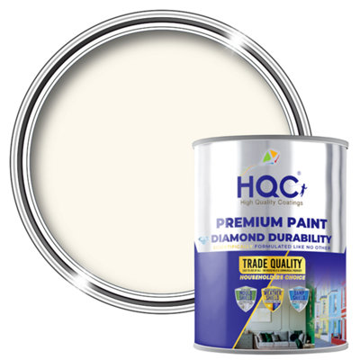 HQC Anti Mould Paint - Prevents Mould on Interior Walls & Ceilings - Ivory - 1L