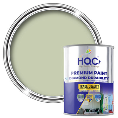 HQC Anti Mould Paint - Prevents Mould on Interior Walls & Ceilings - Sage Green - 2.5L