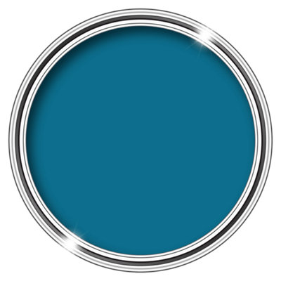 HQC Shed & Fence Paint - Best Weatherproof Wood Protection - Marina Blue - 5L
