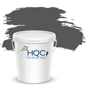 HQC Weather Shield Satin Classic Grey Smooth Emulsion Masonry Paint 2.5L