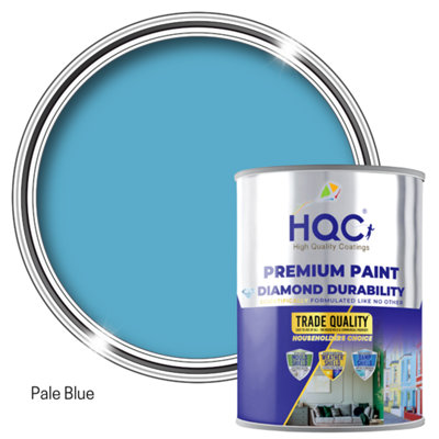 HQC Wood Paint - Weatherproof for Fences, Gates, Sheds & Furniture - Pale Blue - 20L