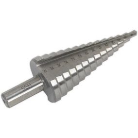 HSS 4341 Double Flute Step Drill Bit - 4mm to 30mm Holes - Precision Drilling
