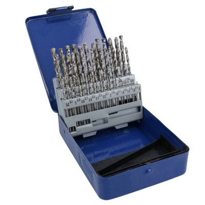 thumbnail image 2 of AB Tools 51pc HSS Fractional Drill Bit Set – 1-6mm In 0.1mm Increments, Metal Case TE738 2 of 6