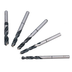 HSS Twist Drill Bits Blacksmith Drills with 13mm 1/2" Shank 10mm - 15mm 5pc