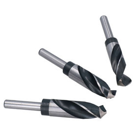 HSS Twist Drill Bits Blacksmith Drills with 13mm 1/2" Shank 22mm 24mm 25mm 3pc
