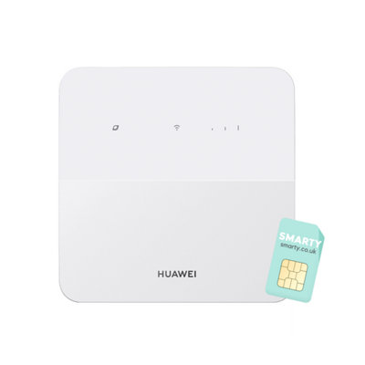 Huawei B320 with FREE SMARTY SIM Card 4G/CAT 4 LTE Low Cost Mobile Wi-Fi Router