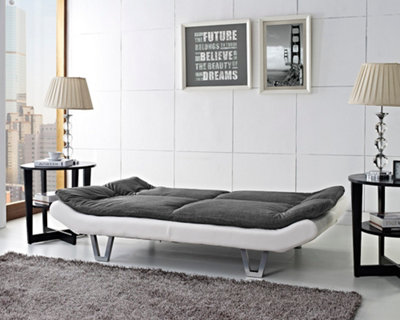 3 seater metal on sale futon sofa bed