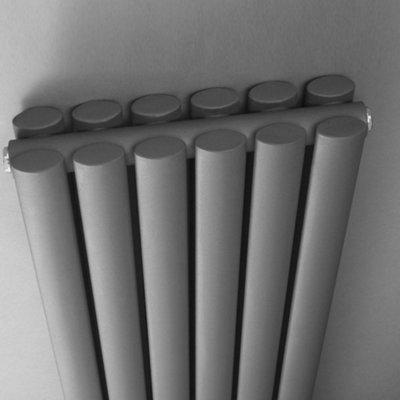 Hudson Reed Revive Anthracite Matt Double Panel Vertical Radiator 1500 ...