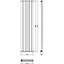 Hudson Reed Revive Vertical Single Radiator White 1500x354mm