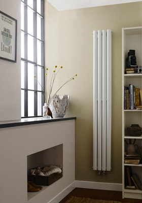 Hudson Reed Revive Wall Hung Compact Vertical Designer Radiator, Modern ...