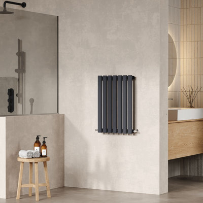 Hudson Reed Revive Wall Hung Horizontal Single Panel Radiator, Durable ...