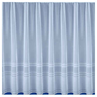 Hudson Stripe Lace Net Cut Panel (200 x 91cm)
