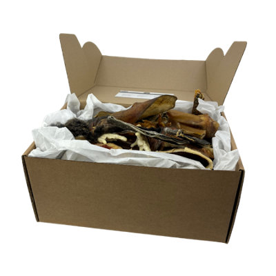 HugglePets Assorted Natural Dog Treat Box (40 pcs)