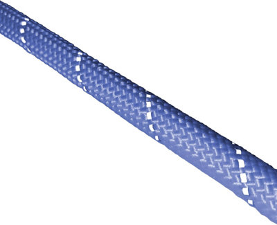 HugglePets Blue 100cm x 0.8cm Reflective Weatherproof Rope Dog Slip Lead