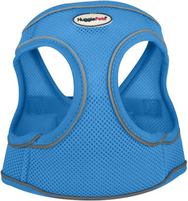 HugglePets Blue Large 52 - 60cm Step In Air Mesh Dog Harness