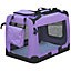 HugglePets Fabric Crate - Medium Purple
