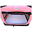 HugglePets Fabric Crate - XL Pink