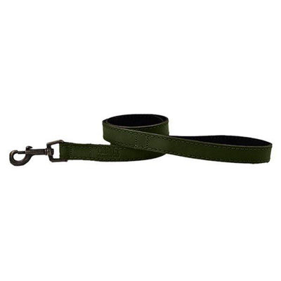 HugglePets Legacy Leather 100 x 1.9 cm Khaki Dog Lead